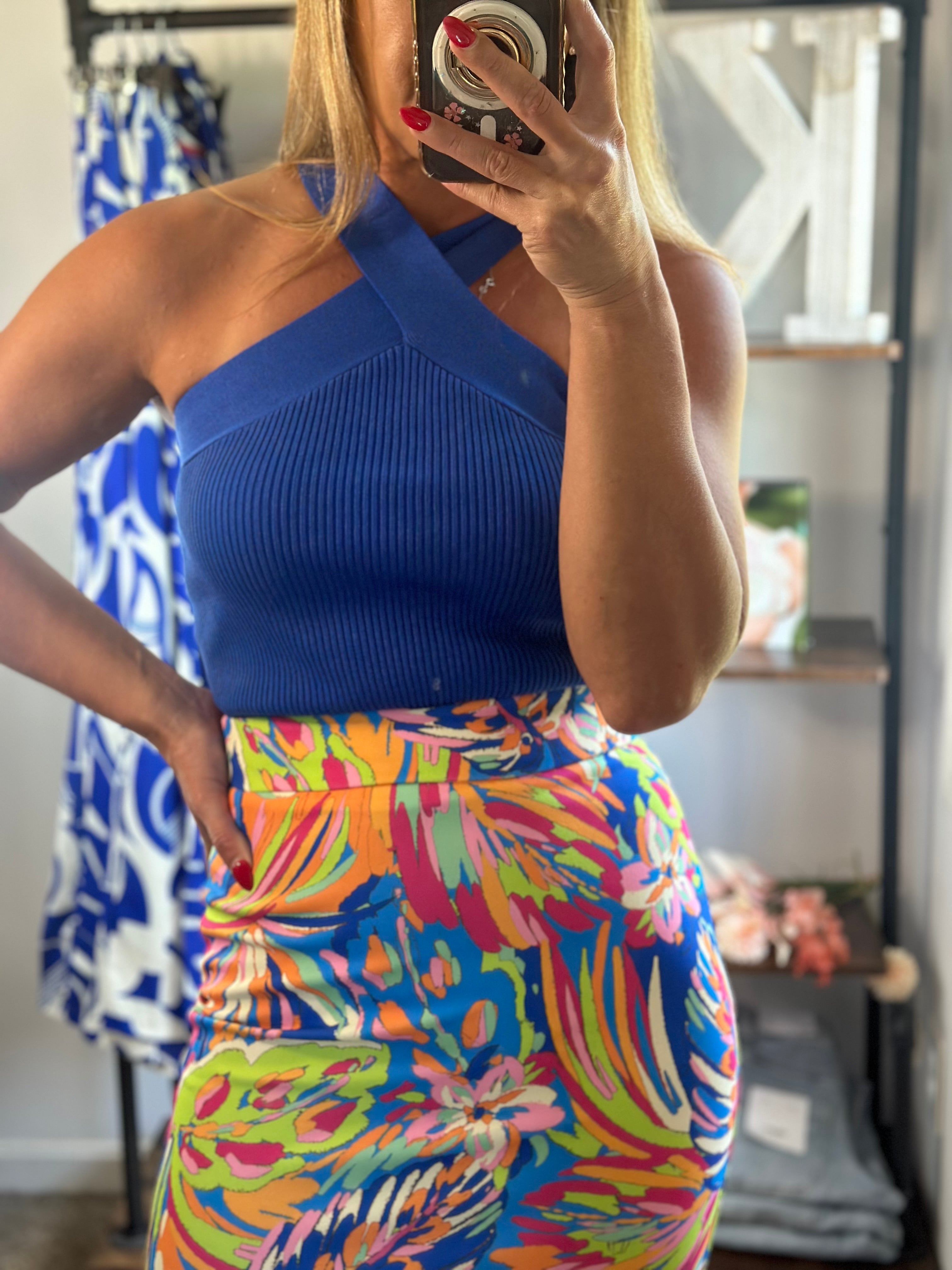 Vaca Vibes Pencil Skirt