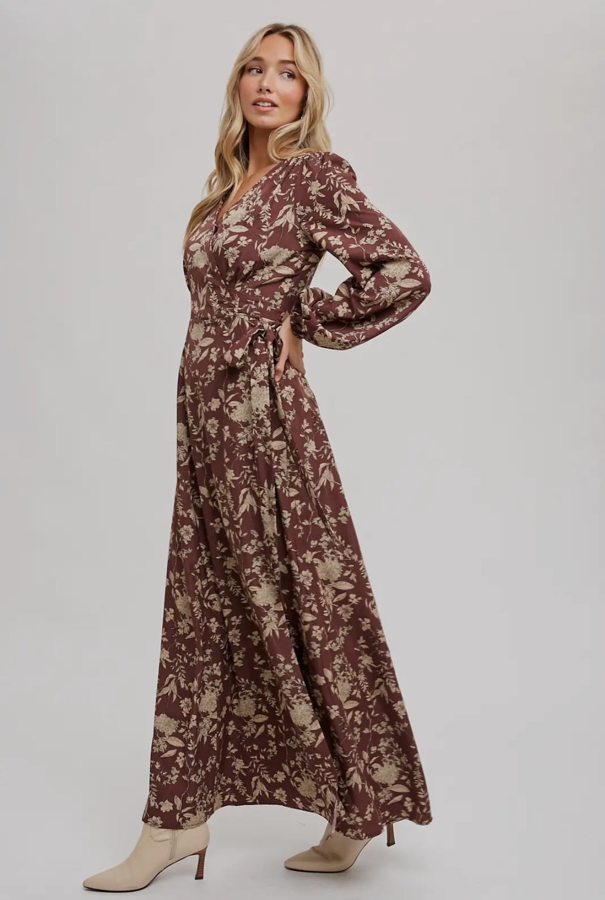 LaLa Floral Maxi Dress