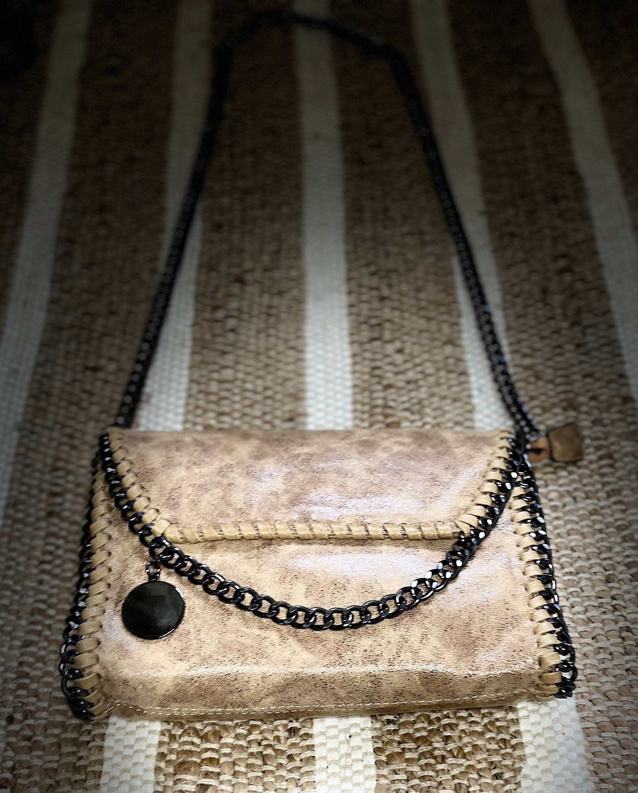 RockStar Crossbody Chain Clutch