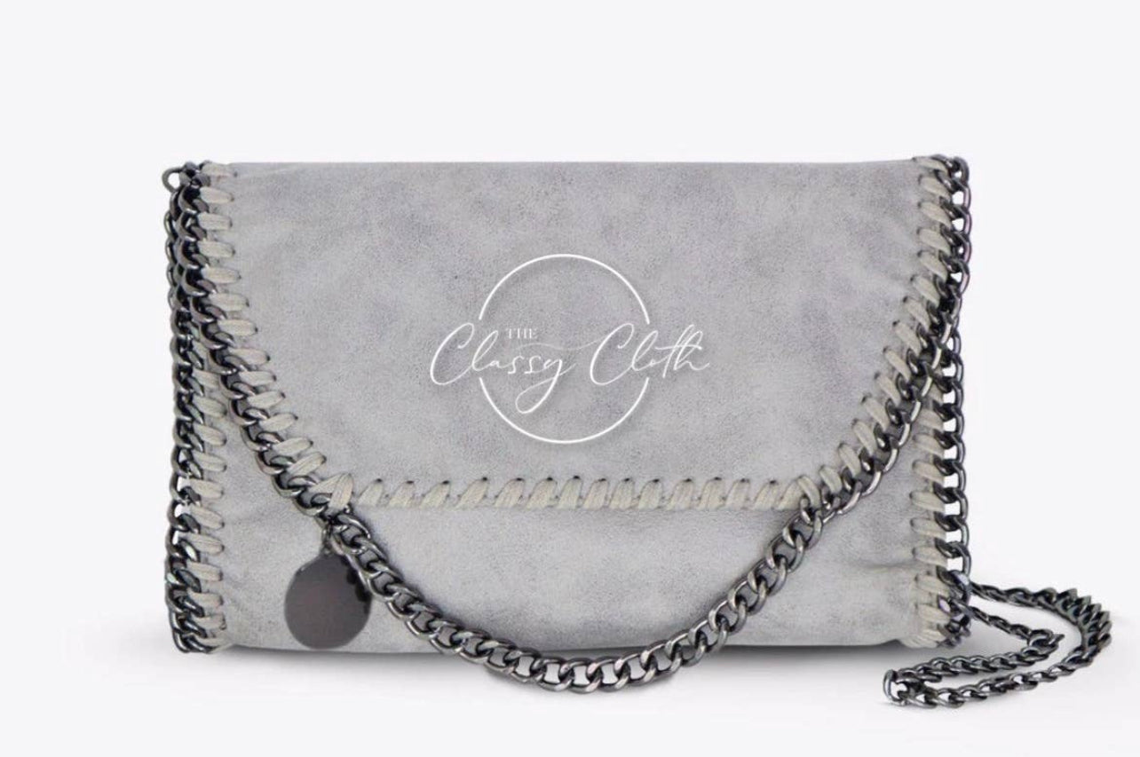 RockStar Crossbody Chain Clutch