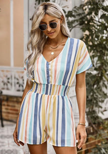 Summer Striped Romper