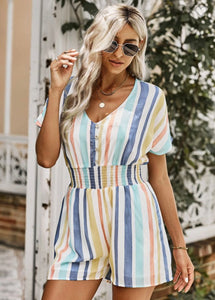 Summer Striped Romper