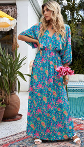 Boho Floral Maxi Dress