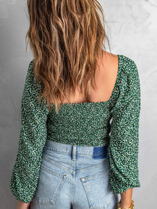 Green with Envy Top